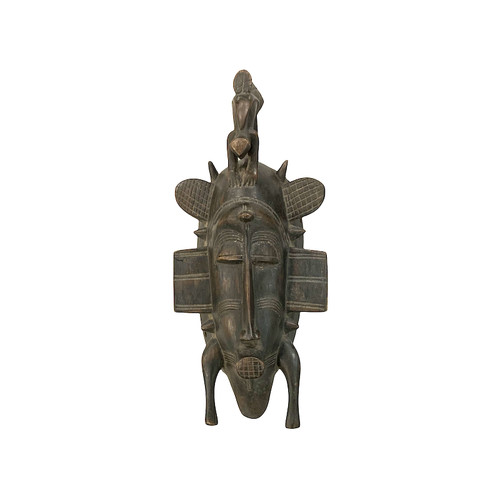Masque senoufo calao - masque,