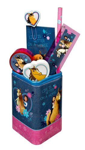 Set scolaire papeterie pot - set,