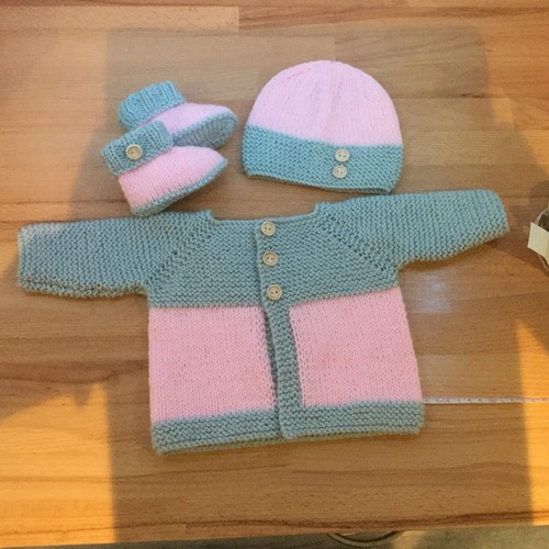 Cardigan bébé tricoté - , main