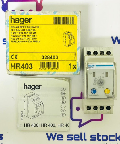 Hager hr403 earth leakage - hager,