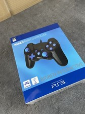 NEUF NEW manette filaire PS3 playstation 3 noir sous licence officiel