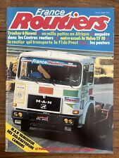 FRANCE ROUTIERS n 20 Juil 1982 - Complet avec Poster - Essai VOLVO TF 10 Camion