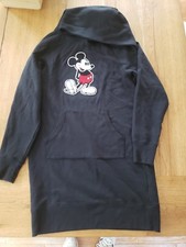 Mickey Mouse sweater dress women's black xs