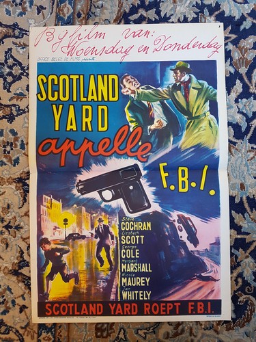 Affiche belge 1956 scotland - 1956,
