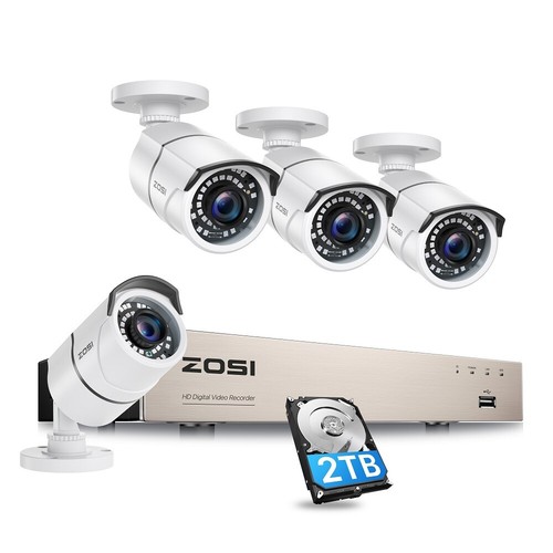 Zosi 265 outdoor security - h.265+,