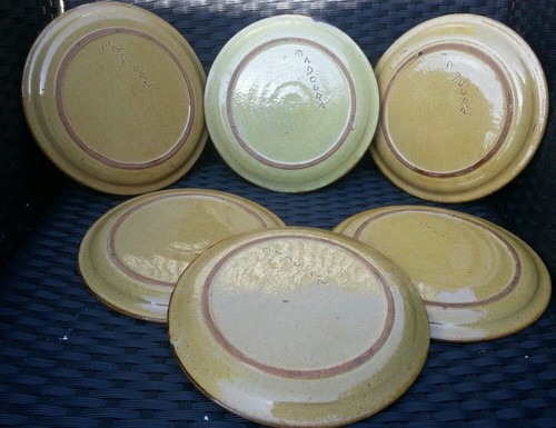 Lot assiettes terre - lot,