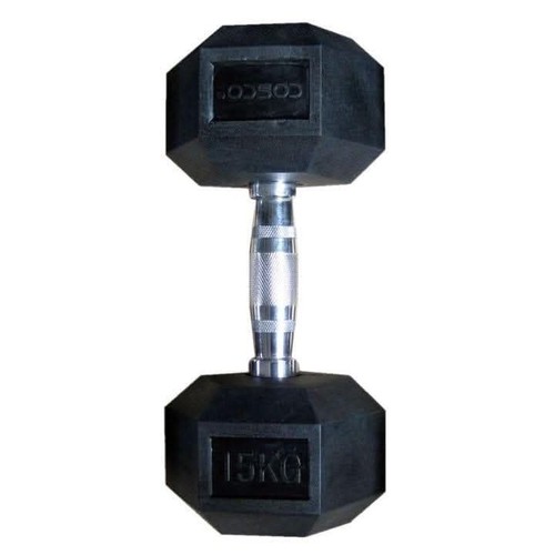 Cosco hexagonal vinyl dumbell - vinyl,