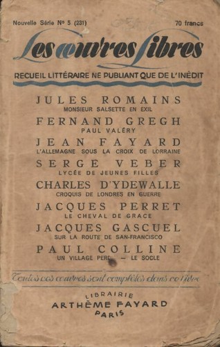 Les oeuvres libres - ,