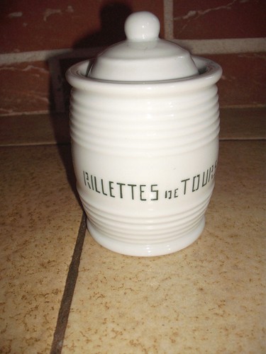 Ancien pot rillettes de - ancien,