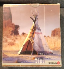 Schleich Indien Tipi  42011 RARE teepee 10 x 28 x 30 cm