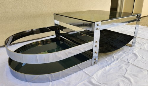 Table basse vintage - vintage, acier