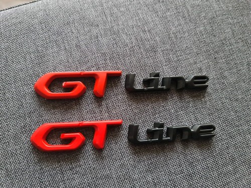 Logo peugeot gtline insigne - 2x,