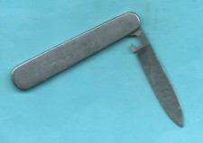 rare petit couteau publicitaire a cran de securite a bille