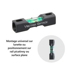 Niveau à bulle tactique Vector optics pour montage sur lunette de tir