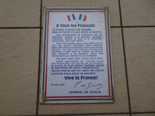 AFFICHE APPEL 18 JUIN 1940 DE GAULLE WW2
