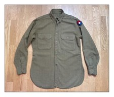 Ww2 US Chemise 9th Cherbourg