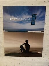 Publicité papier Parfum. Perfume Ad  Kenzo Pour homme de 2009