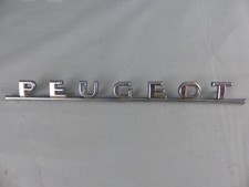 PEUGEOT insigne emblème logo sigle monogramme hayon coffre en aluminium