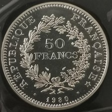 50 FRANCS HERCULE ARGENT