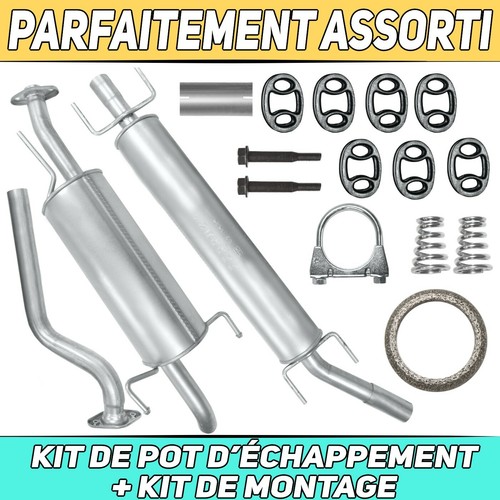 Kit pot échapp - pour, opel