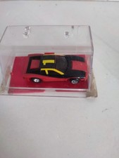 VOITURE CIRCUIT FERRARI TESTAROSSA N°1 POUR TCR CHASSIS ASP BOITE CRISTAL WORK