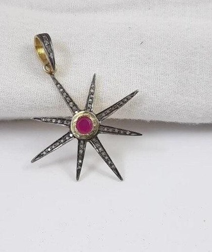Rubis diamant pavé - &,