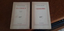 Alcools Poèmes 1898-1913 Guillaume Apollinaire Gallimard 1959 Calligrammes 1958