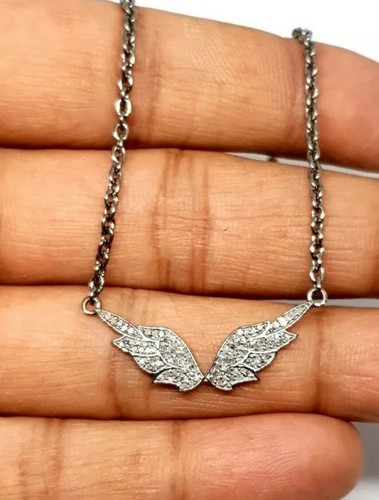 Ange aile collier diamant - ange,