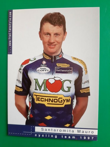 Cyclisme carte cycliste mauro - carte,