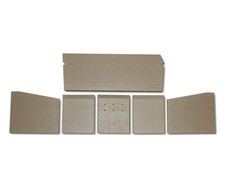 Habillage de foyer pour poêles à cheminée Maja de Panadero plaques kit