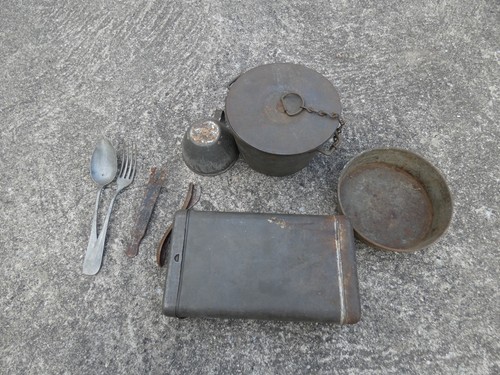 1880 1914 lot gamelle - lot, +