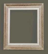 Ancien Cadre Montparnasse Bois Mouluré Patiné 59x50,5cm Feuillure 46x38 cm