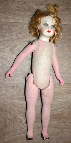 Poupée ancienne visage - poupée,