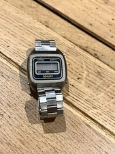 Montre EGLIA Chrono Alarme Quartz Homme Montre Acier Vintage