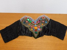 deguisement COSTUME de danse ORIENTAL arabe FEMME pierres en verre HAUT bijoux