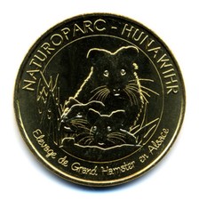 68 HUNAWIHR Elevage de grand hamster en Alsace, 2018, Monnaie de Paris