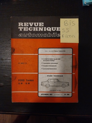 Revue technique ford - revue,