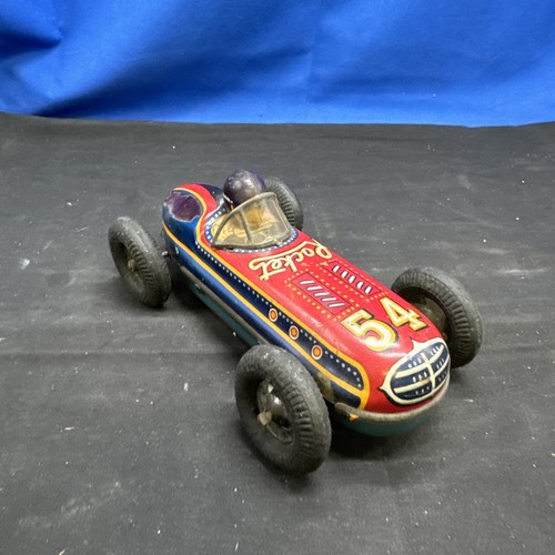 Tin friction 1950 rocket - 1950's,