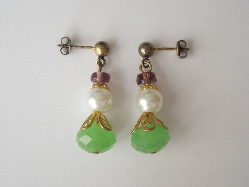 Vintage boucles 925 argent - boucles,
