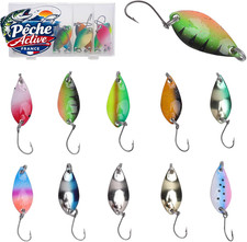 10 Pièces Leurre Truite, 2,5