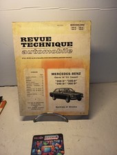 Revue technique MERCEDES W 123 200D 220D 240D 300D Berline et break  Ed 1980
