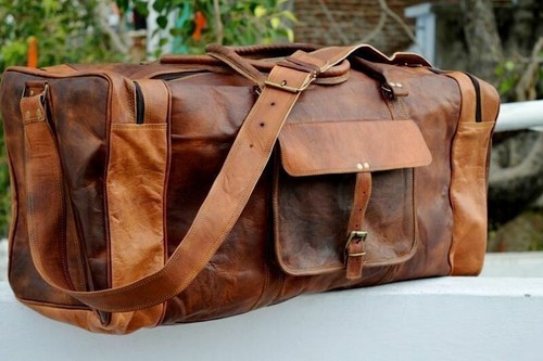 Sac voyage cuir - de, de
