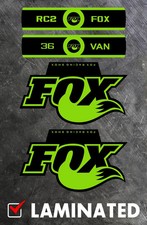 Fox Forks Decals Stickers