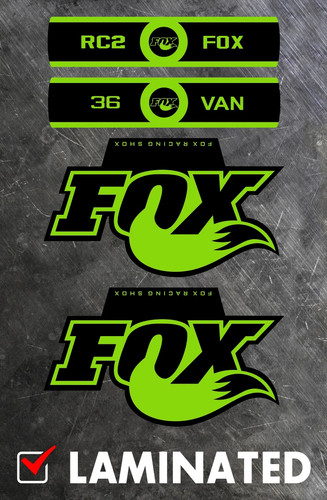 Fox forks decals stickers - forks,