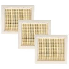 3 Filtres plissés plats pour