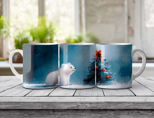 Cute polar bear christmas 15oz