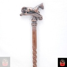 Canne bâton de marche en bois