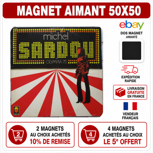 Magnet michel sardou - sardou, olympia