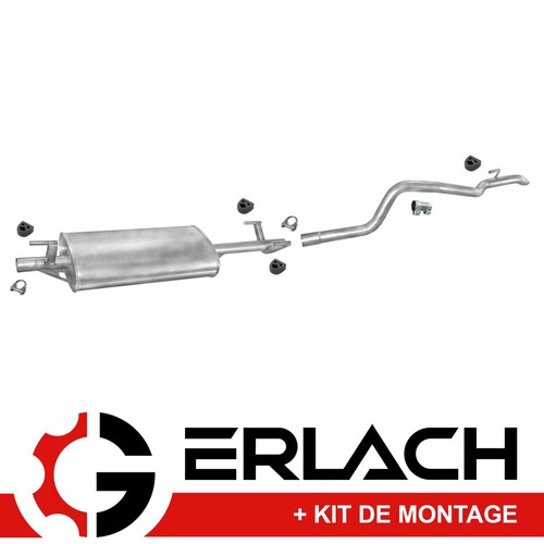 Echappement silencieux pour