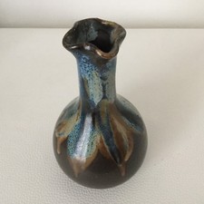 Vase en Grès Ancien Puisaye Ancien French Art Pottery *